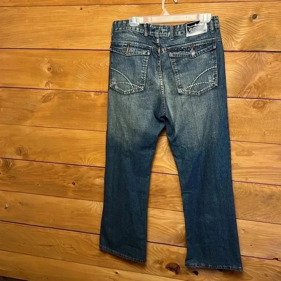 Los Altos boots Jeans Collection Mens 34/30 blue faded vintage Y2K western horse - Picture 5 of 9